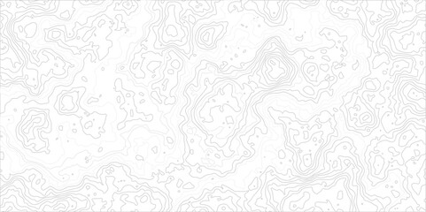 Topographic map patterns, topography line map. Vintage outdoors style. Vintage outdoors style. World map Template. Stock vector White wave paper curved reliefs abstract background.