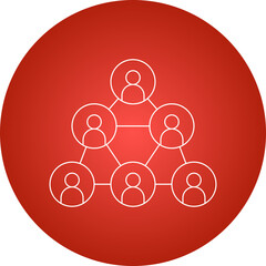 Group Class icon single vector illustration