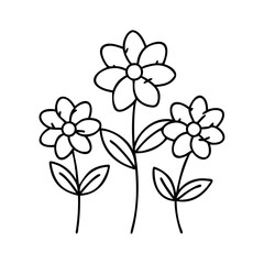  flowers icon, flowers vector illustration-simple illustration of flowers, perfect for flowers logos and icons