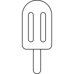 Ice Cream icon single vector illustration