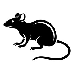 Rodent rat silhouette