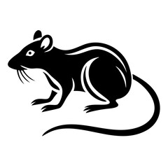 Rodent rat silhouette