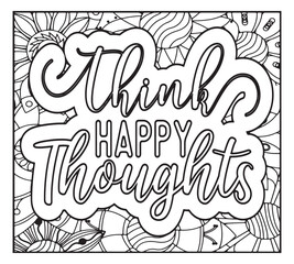 Motivational Quotes Coloring Pages