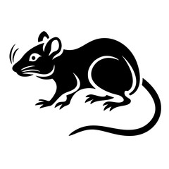 Rodent rat silhouette