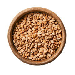 Fototapeta premium Harvesting whole grains kitchen food photography on a transparent background