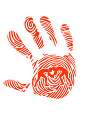 lutte empreinte digitale main