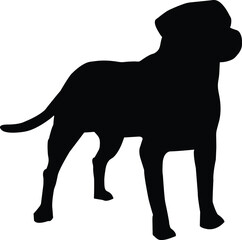 Bull Terrier Dog Silhouette