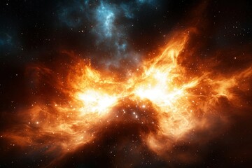 Obraz premium Cosmic Nebula Explosion (1)