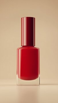 red nail polish