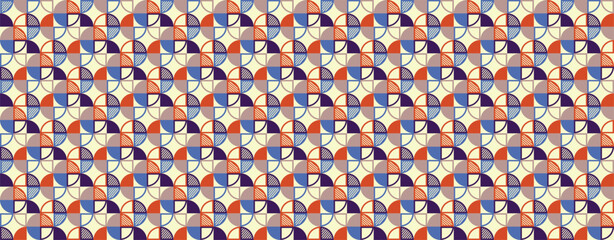 Obraz premium wide graphic design pattern for textiles