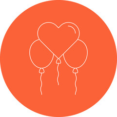 Balloons icon vector illustration