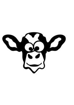 vache animaux rigolo face cartoon 