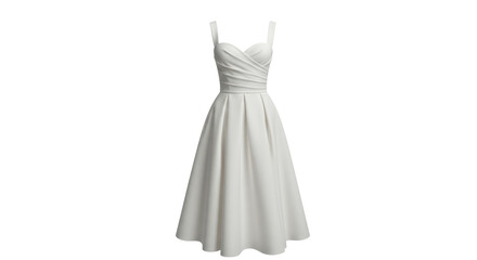 Isolated White Sundress