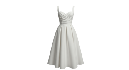 Isolated White Sundress