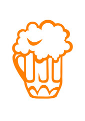 Chope de biere icone dessin