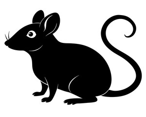 Mouse Silhouette Vector Design, Mouse SVG, Mouse Icon