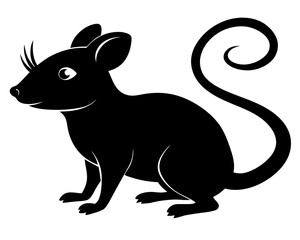Mouse Silhouette Vector Design, Mouse SVG, Mouse Icon
