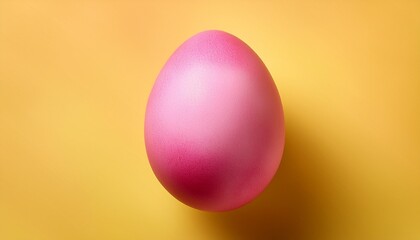 easter eggs on a yellow background