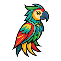 blue and yellow macaw ara ararauna © Lovely