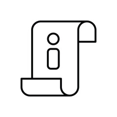 Info icon vector stock illustration