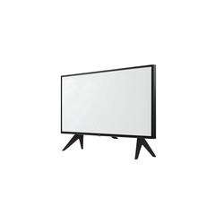 blank tv screen vector icons isolated on white background