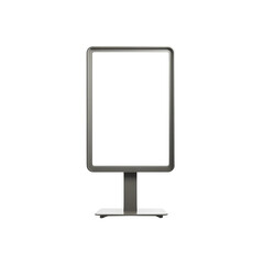 blank advertising billboard vector icons isolated on white background