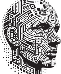 3D Cube Pattern Face Vector