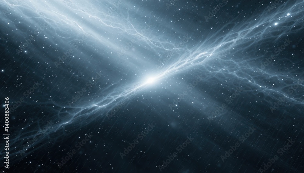 Poster cosmic explosion of energy deep space digital art astral environment celestial view concept of unive