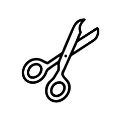 Scissors Icon for Creativity and Crafting Topics