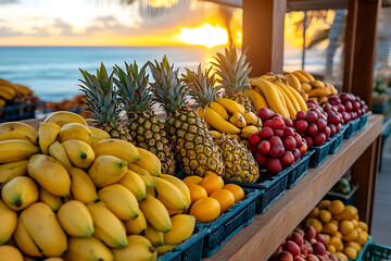 A variety of fruits such as apples, bananas, strawberries, and citrus can be enjoyed raw, in smoothies, or as an addition to dishes, providing a refreshing taste and nutritional value.



