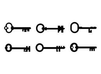 Set Of Vector Old Keys