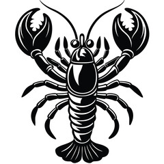 Adobe Illustrator ArtworkVector drawing of a lobster