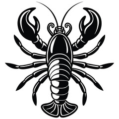 Adobe Illustrator ArtworkVector drawing of a lobster