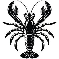 Adobe Illustrator ArtworkVector drawing of a lobster