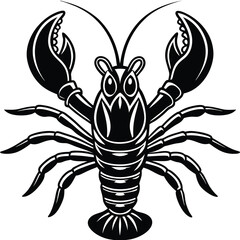 Adobe Illustrator ArtworkVector drawing of a lobster