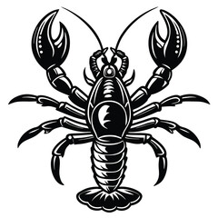 Adobe Illustrator ArtworkVector drawing of a lobster