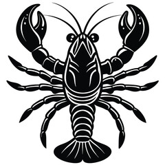 Adobe Illustrator ArtworkVector drawing of a lobster