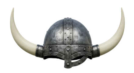 Isolated Viking Helmet