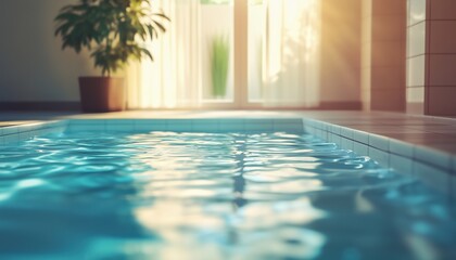 Luxurious Private Swimming Pool For Relaxation: A Tranquil Oasis For Unwinding And Rejuvenating In The Privacy Of Your Own Backyard.