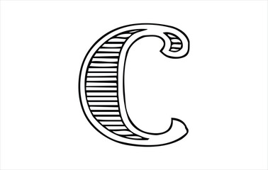 Elegant Letter C logo Vector Template Initial Letter C Logo Design. Creative And Modern C logo