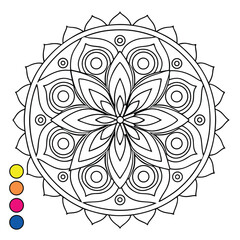 round ornamental round lace ornament