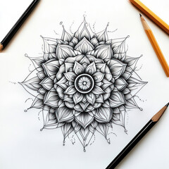 pencil drawing on paper