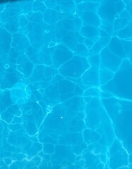 Textured Water Background Blue Color Abstract