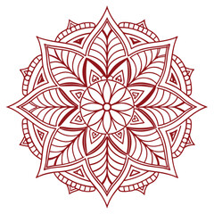 abstract flower vector illustration