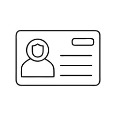 Secure Identification Card Profile Access Security Badge Member Credential Person Data Information