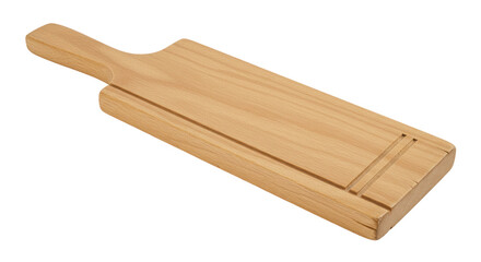 Isolated Wooden Cutting Board