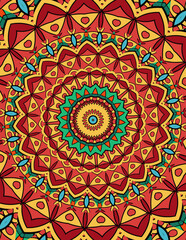 Designing an Ornamental and Creative Mandala
