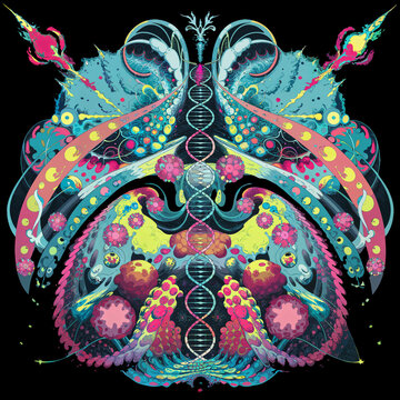 abstract fractal ornament
