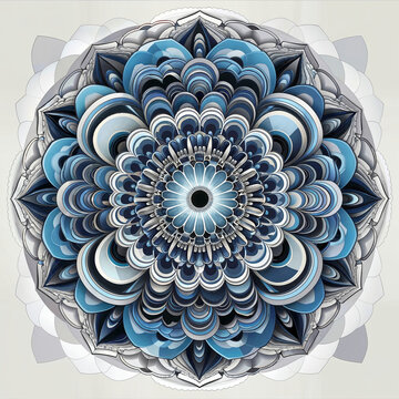 mandala round ornament