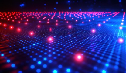 Fototapeta premium Abstract digital network